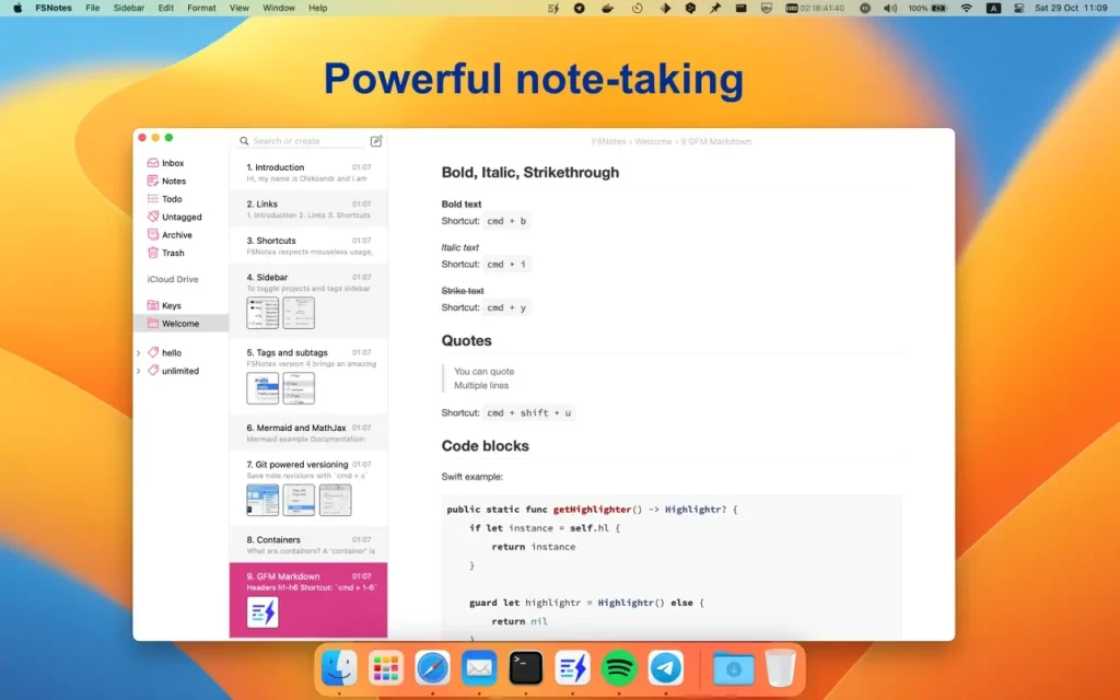 FSNotes 