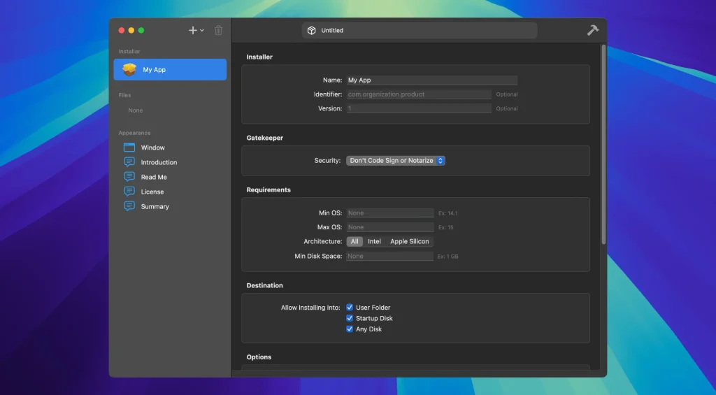 Package Builder