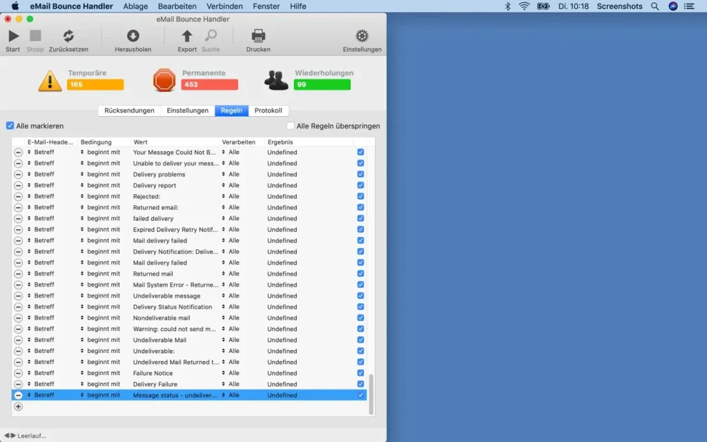 eMail Bounce Handler 