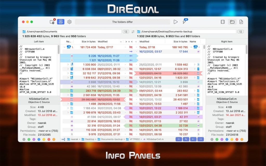 DirEqual