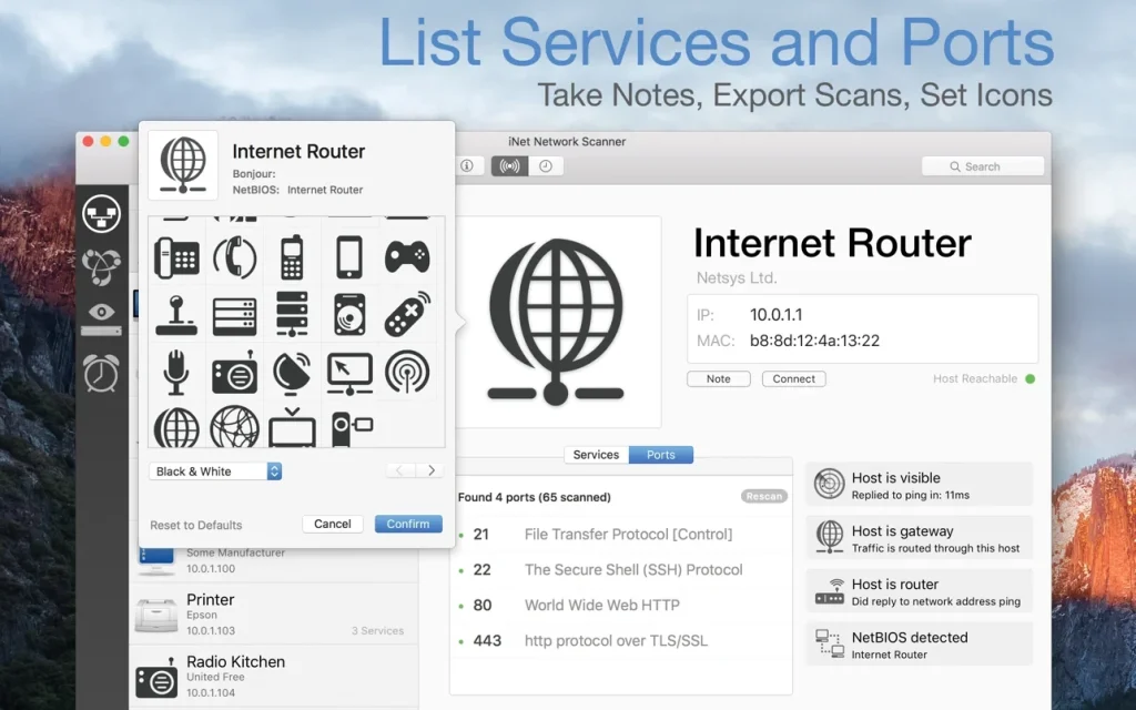 iNet Network Scanner 