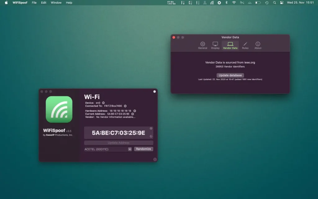 WiFiSpoof